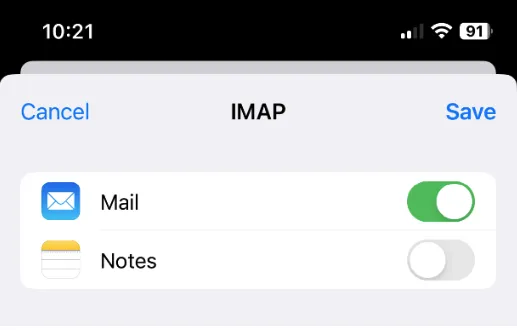 Tenth step for iPhone