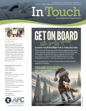 newsletter for November December 2024