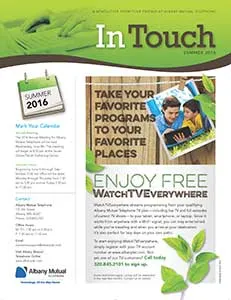 Newsletter 2016 Summer cover