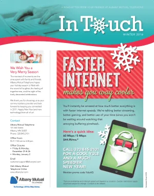 Newsletter 2016 Winter cover
