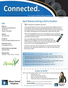 Newsletter 2011 Spring cover