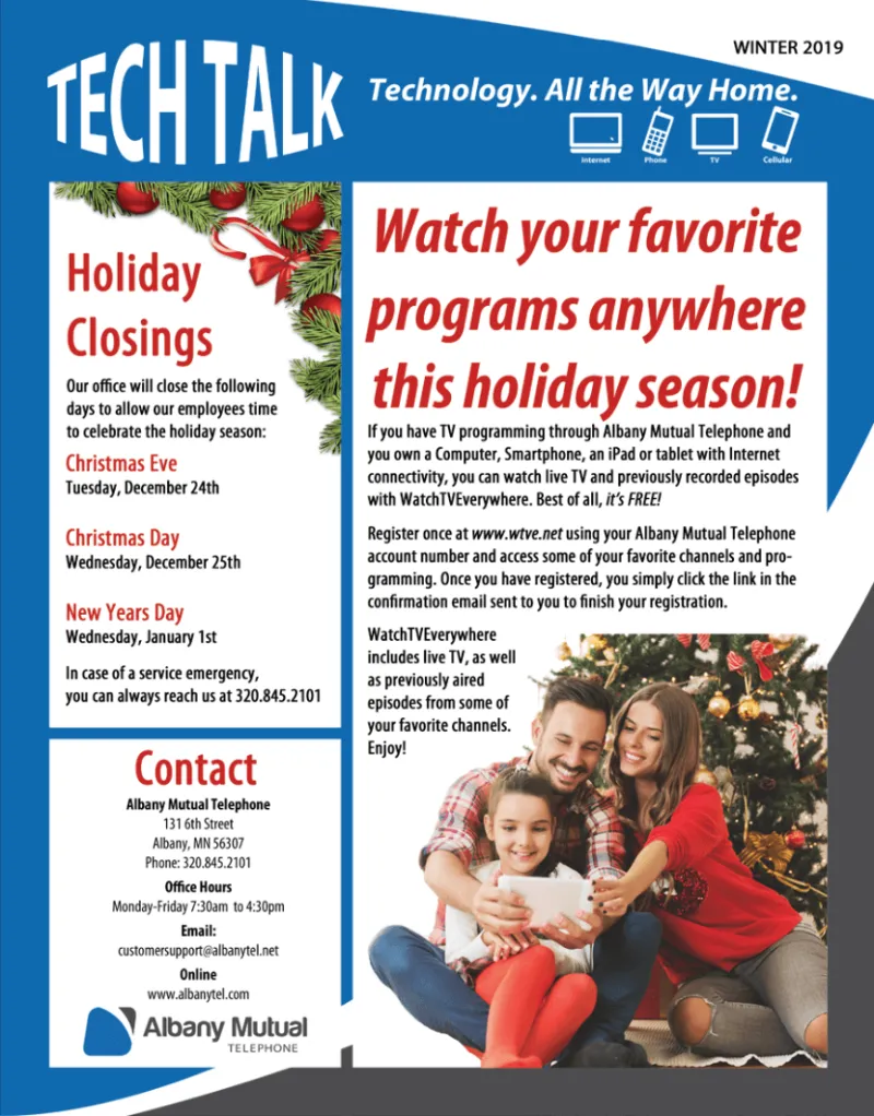 Newsletter 2019 Winter cover