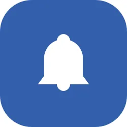 A bell icon
