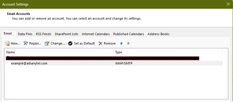 Second step for Outlook App